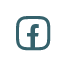 facebook logo in footer
